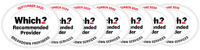Which? Recommended Provider Breakdown Services