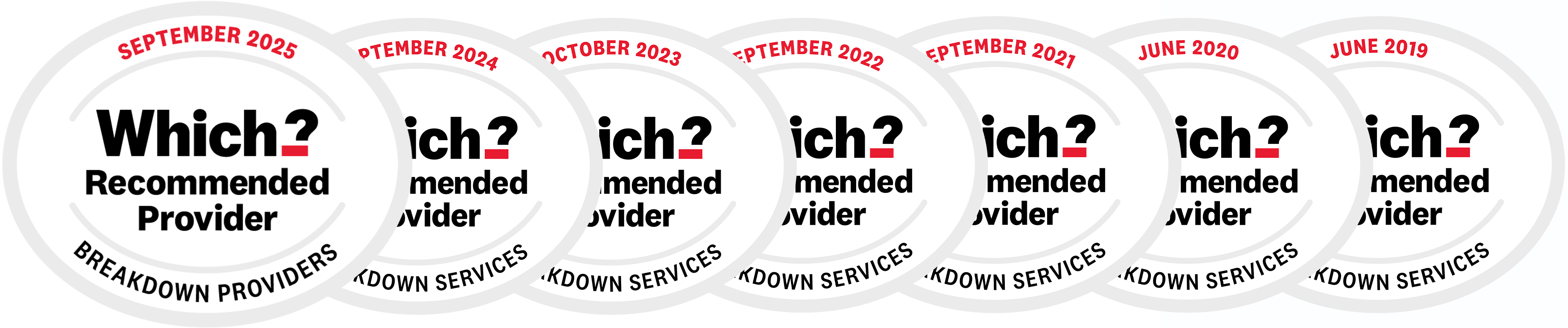 Which? Recommended Provider For Breakdown Services 7 years running